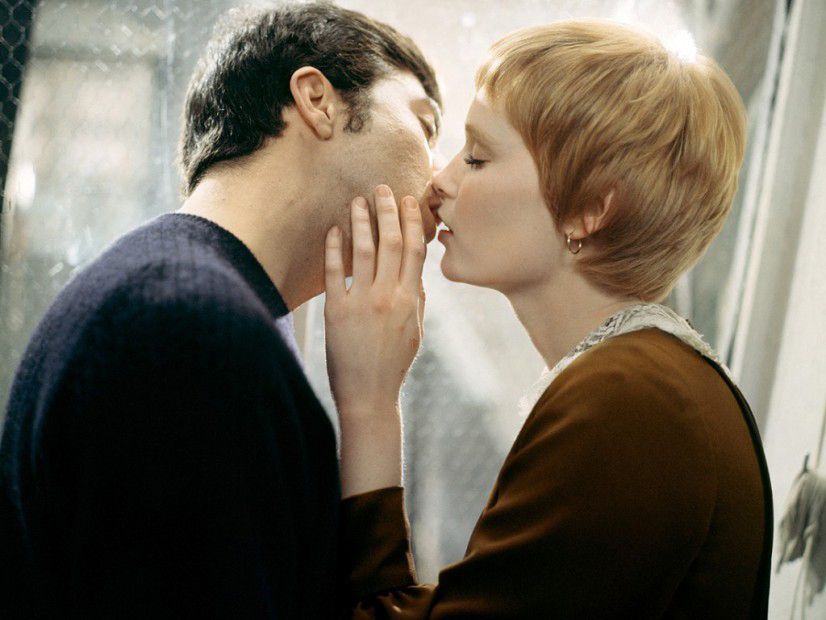 Foto Mia Farrow, Dustin Hoffman