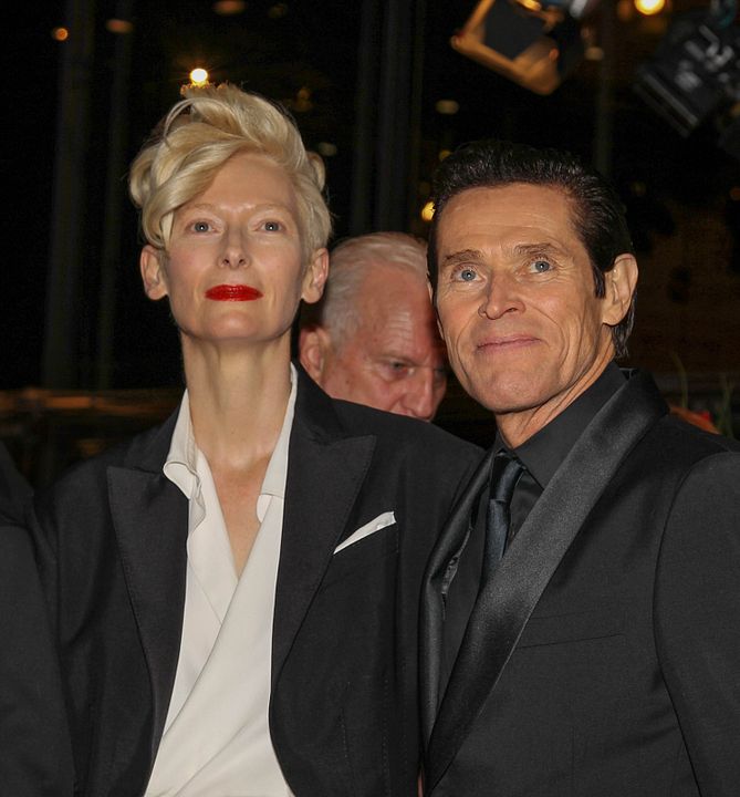 El gran Hotel Budapest : Cobertura de revista Tilda Swinton, Willem Dafoe
