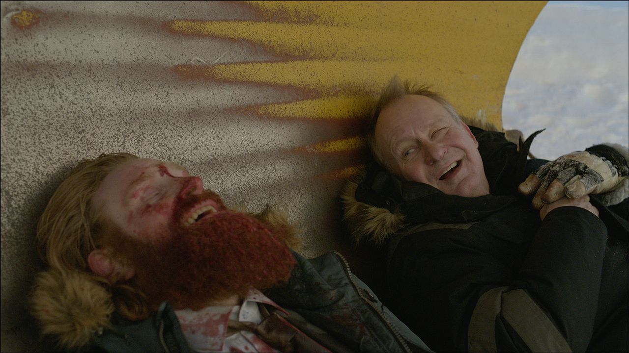 Kraftidioten : Foto Stellan Skarsgård, Kristofer Hivju