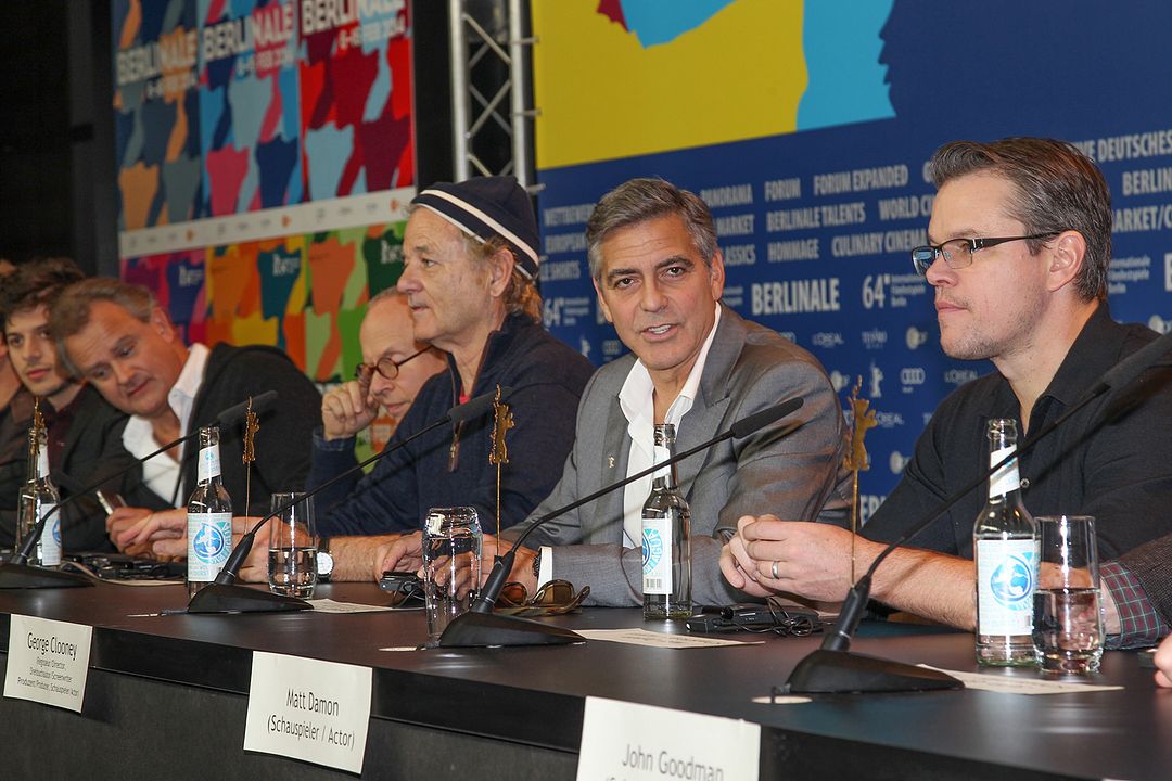 Operación Monumento : Cobertura de revista Matt Damon, Bill Murray, George Clooney, Hugh Bonneville