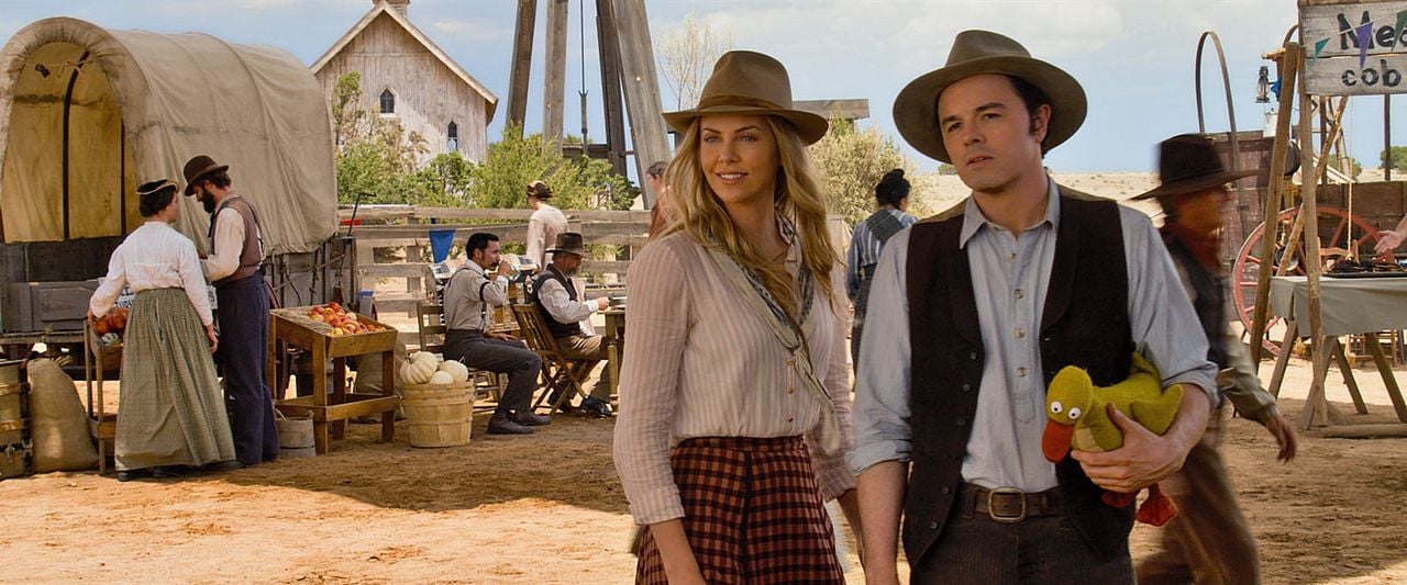 Pueblo chico, pistola grande : Foto Charlize Theron, Seth MacFarlane