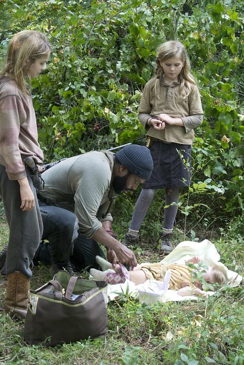 The Walking Dead : Foto Chad L. Coleman, Brighton Sharbino, Kyla Kenedy