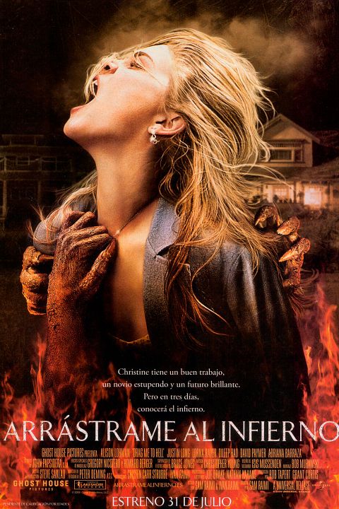 Arrástrame al infierno : Póster
