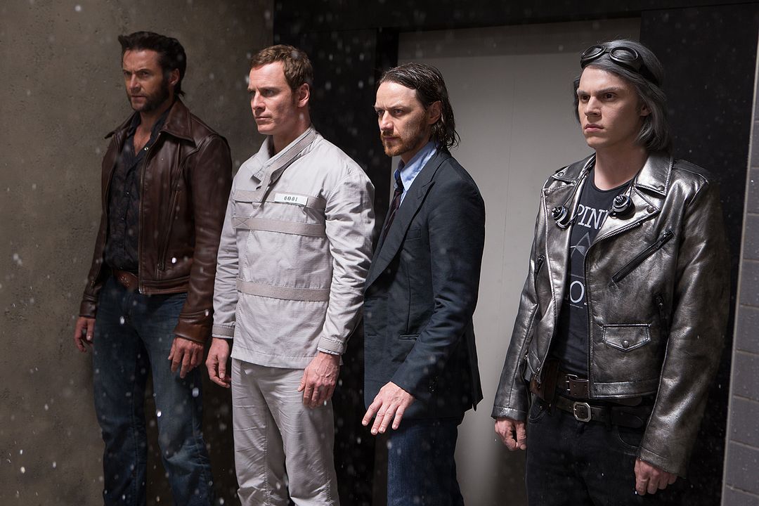 X-Men: Días del futuro pasado : Foto Hugh Jackman, Evan Peters, Michael Fassbender, James McAvoy