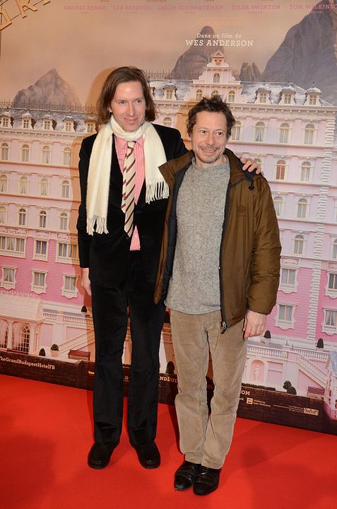 El gran Hotel Budapest : Cobertura de revista Mathieu Amalric, Wes Anderson