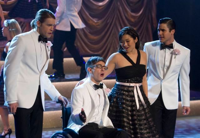 Glee : Foto Darren Criss, Chord Overstreet, Jenna Ushkowitz, Kevin McHale