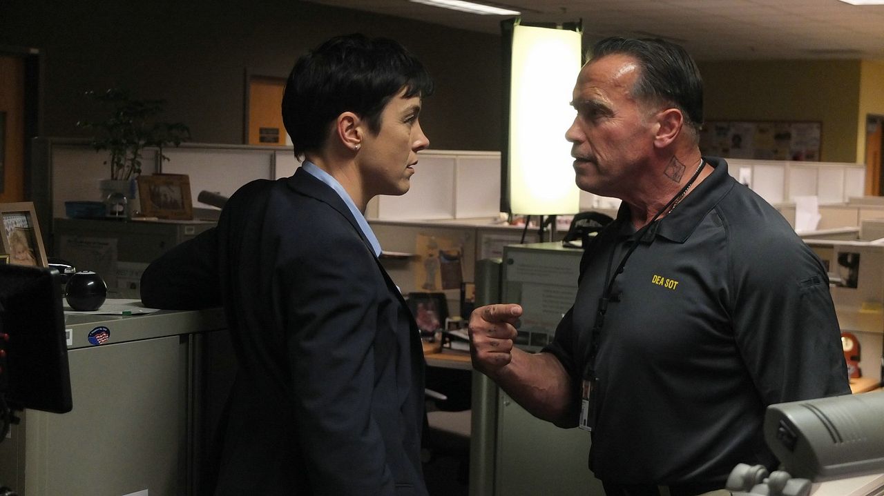 Foto Arnold Schwarzenegger, Olivia Williams