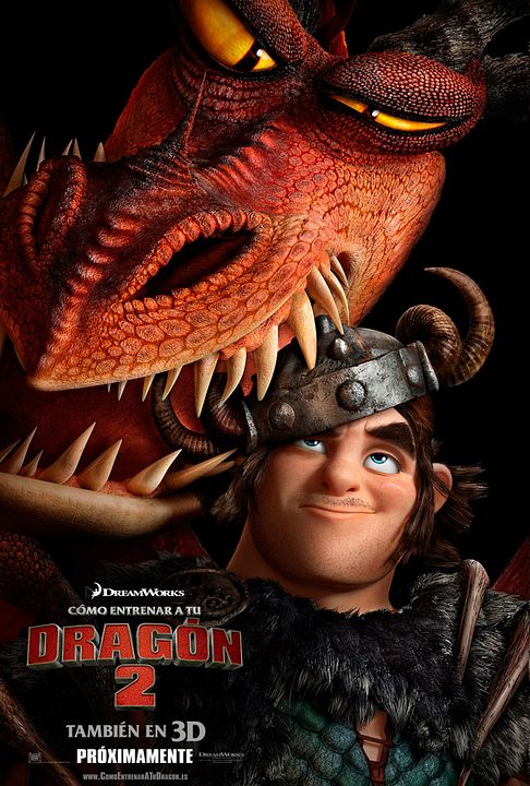 Cómo entrenar a tu dragón 2 : Póster