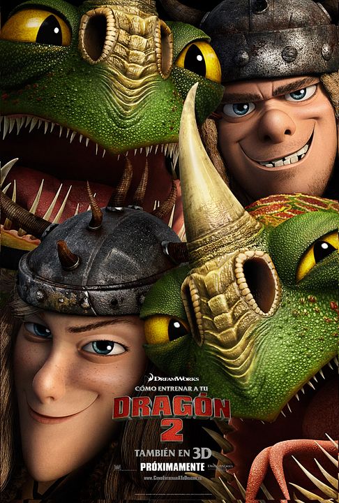Cómo entrenar a tu dragón 2 : Póster