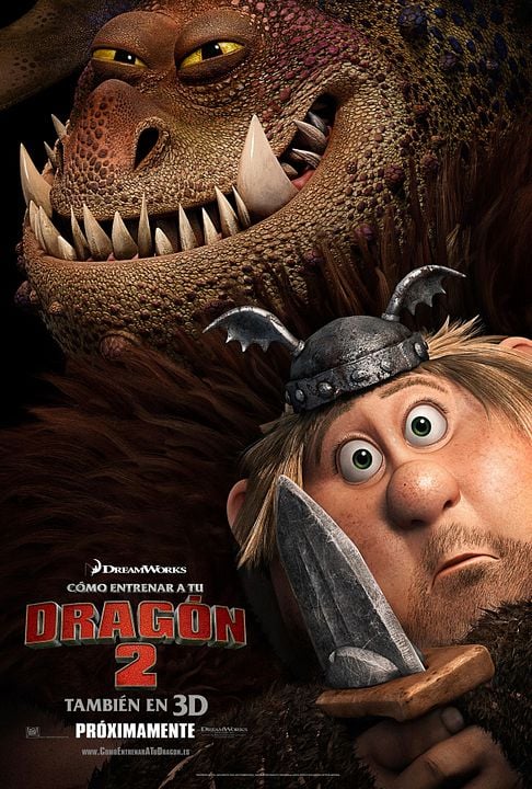 Cómo entrenar a tu dragón 2 : Póster