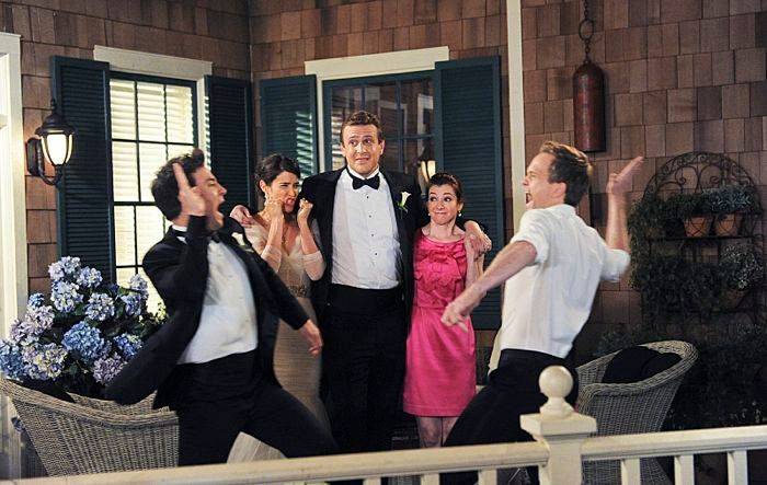How I met your mother : Foto Alyson Hannigan, Josh Radnor, Neil Patrick Harris, Jason Segel, Cobie Smulders