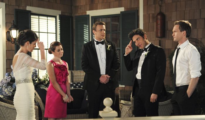 How I met your mother : Foto Cobie Smulders, Josh Radnor, Neil Patrick Harris, Alyson Hannigan, Jason Segel
