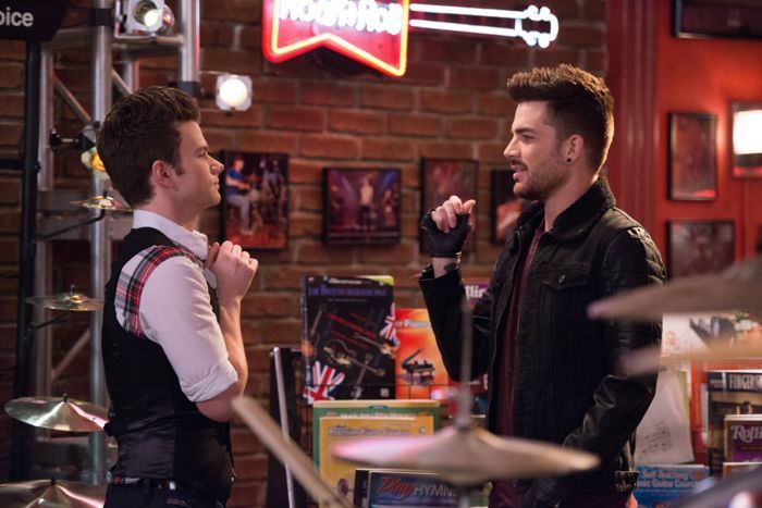 Glee : Foto Adam Lambert, Chris Colfer