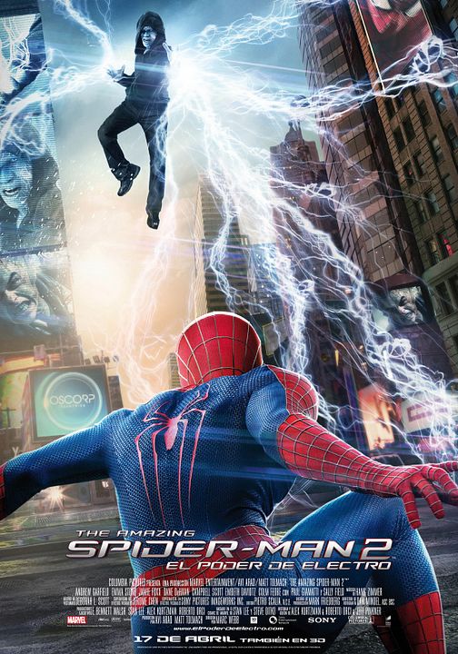 El sorprendente Hombre Araña 2: La amenaza de Electro : Póster