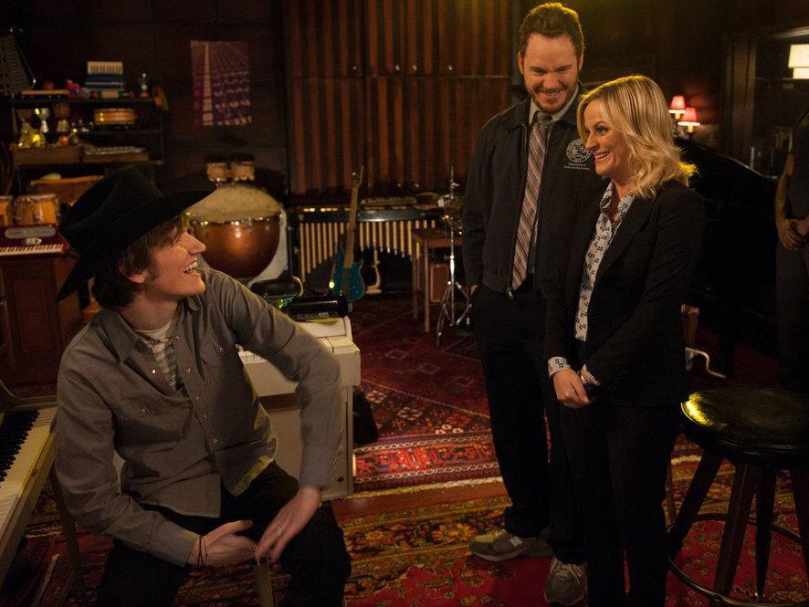 Parks and Recreation : Foto Chris Pratt, Amy Poehler, Bo Burnham