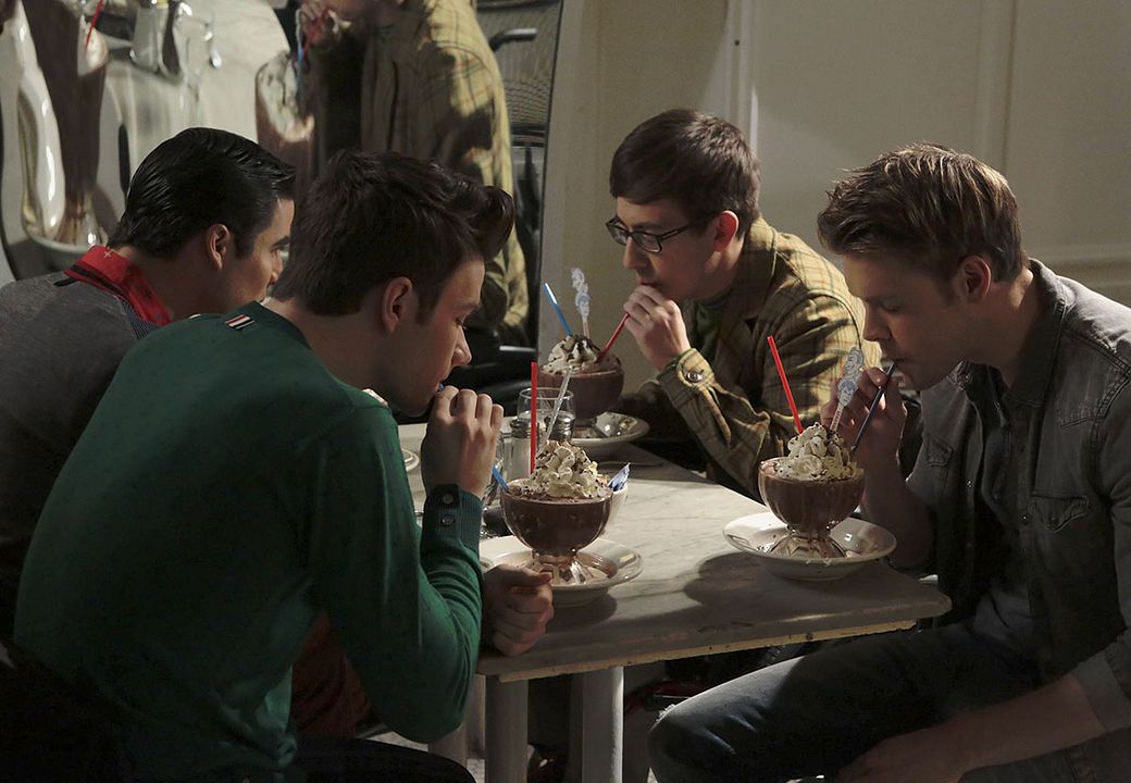 Glee : Foto Kevin McHale, Darren Criss, Chord Overstreet, Chris Colfer