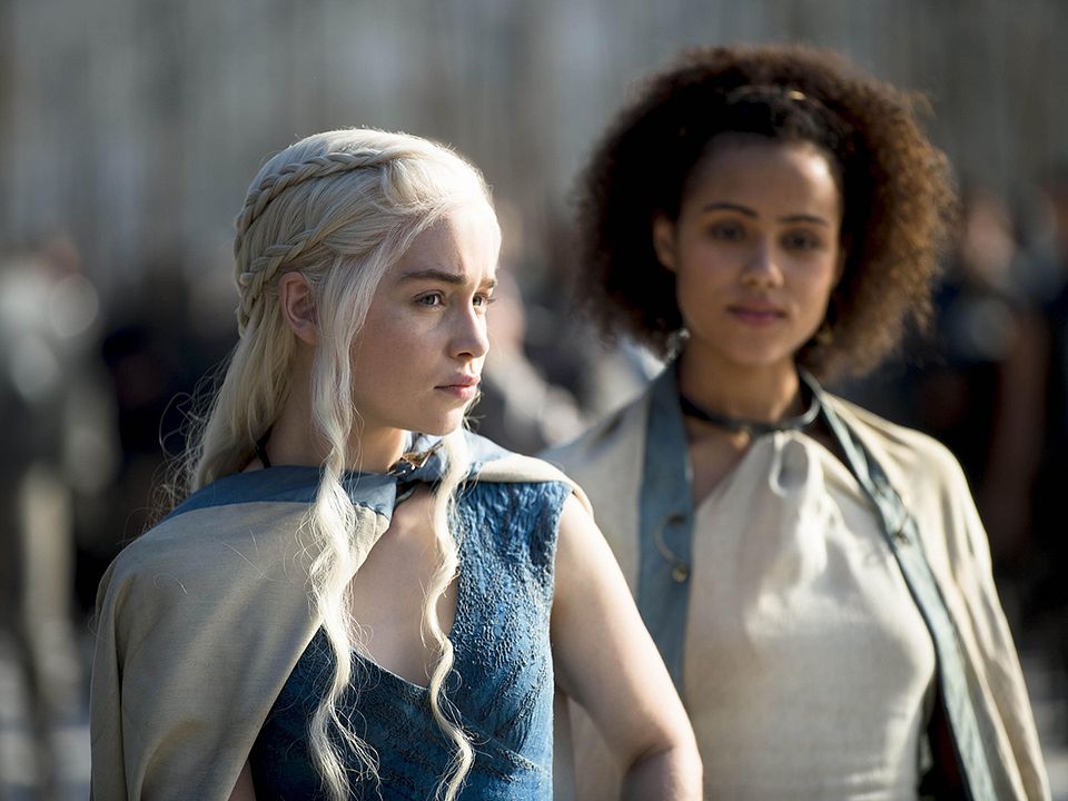 Game of Thrones : Foto Nathalie Emmanuel, Emilia Clarke