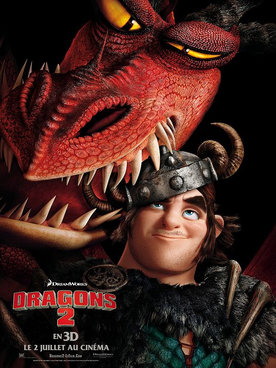 Cómo entrenar a tu dragón 2 : Póster