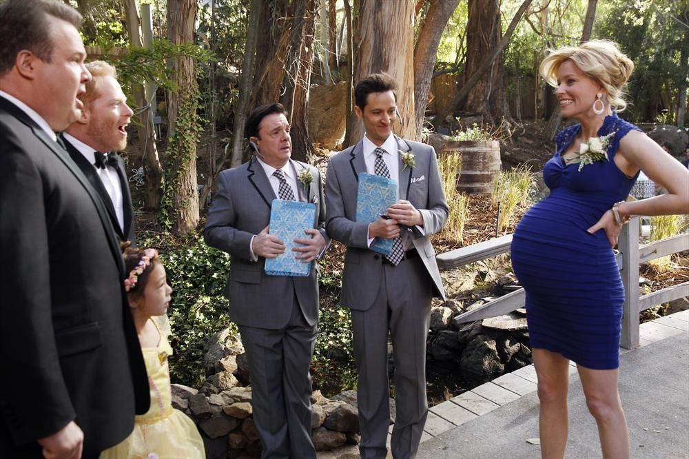 Modern Family : Foto Jesse Tyler Ferguson, Nathan Lane, Eric Stonestreet, Elizabeth Banks