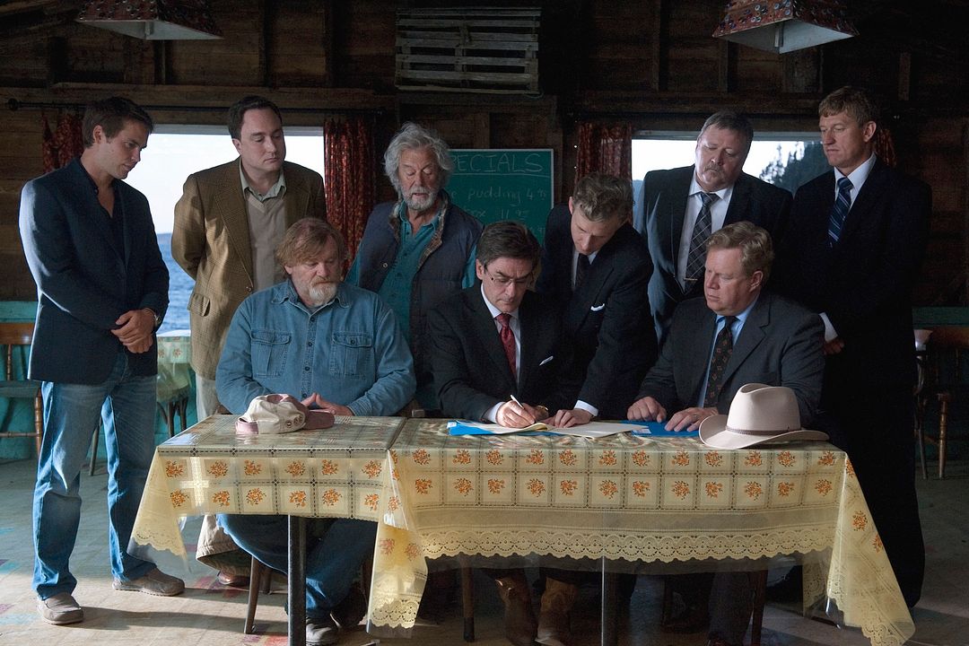 Foto Mark Critch, Taylor Kitsch, Brendan Gleeson