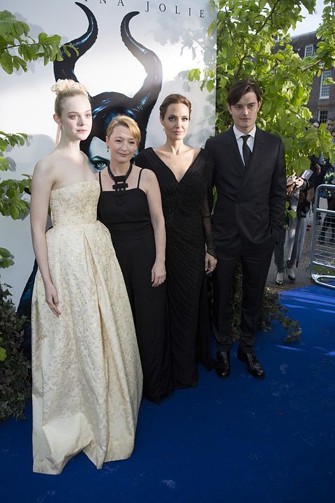 Maléfica : Cobertura de revista Angelina Jolie, Lesley Manville, Sam Riley, Elle Fanning