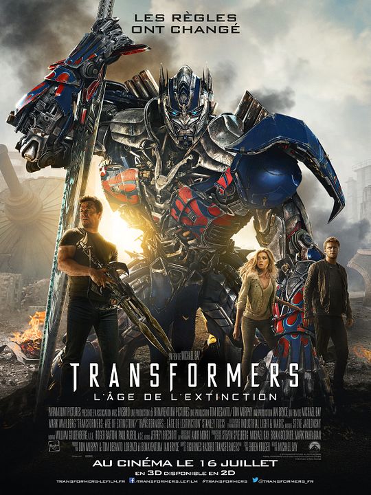 Transformers: La era de la extinción : Póster
