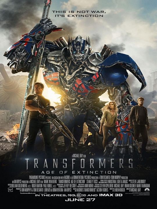 Transformers: La era de la extinción : Póster