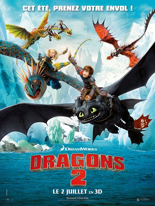 Cómo entrenar a tu dragón 2 : Póster