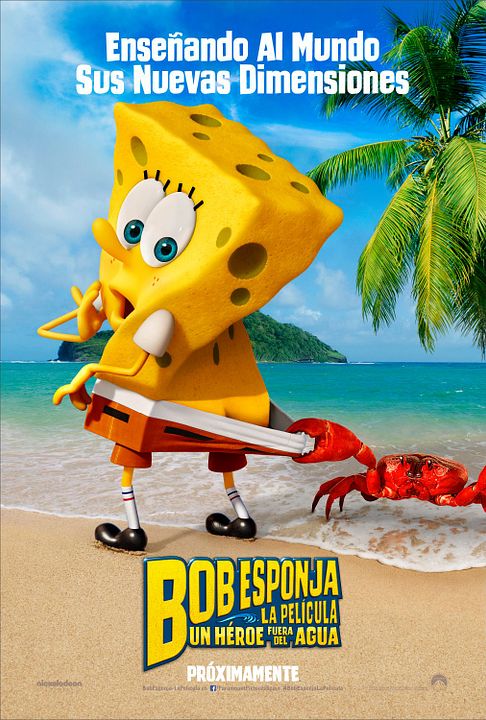 Bob Esponja: Un héroe fuera del agua : Póster