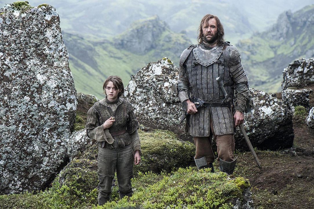 Game of Thrones : Foto Maisie Williams, Rory McCann