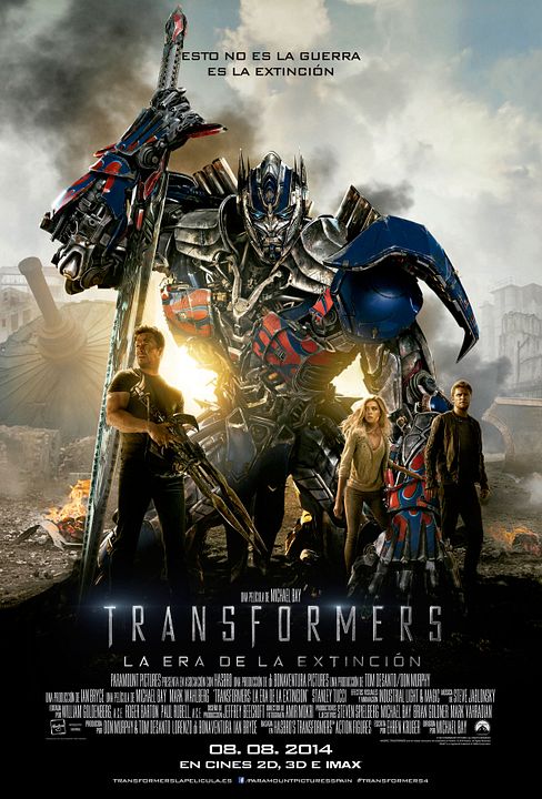 Transformers: La era de la extinción : Póster