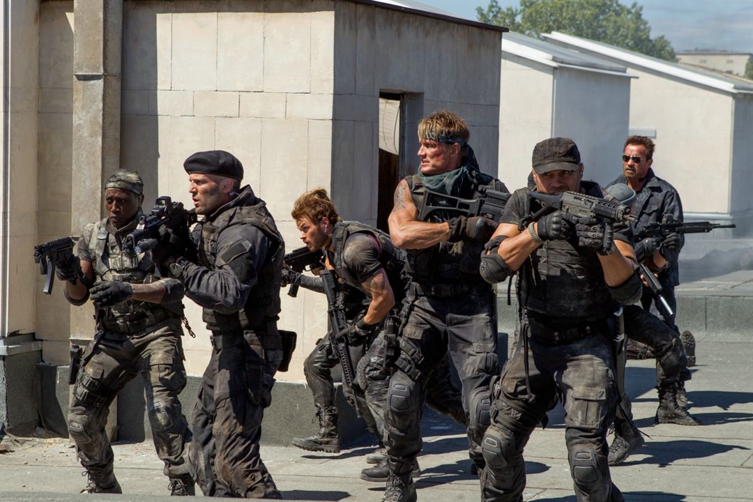 Los mercenarios 3 : Foto Arnold Schwarzenegger, Wesley Snipes, Randy Couture, Dolph Lundgren, Jason Statham