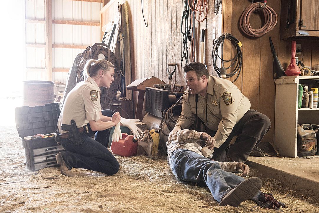 Longmire : Foto Katee Sackhoff, Adam Bartley