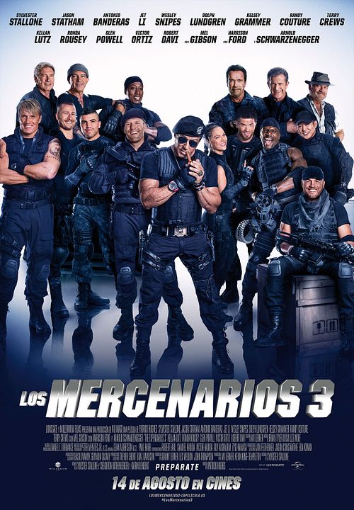 Los mercenarios 3 : Póster
