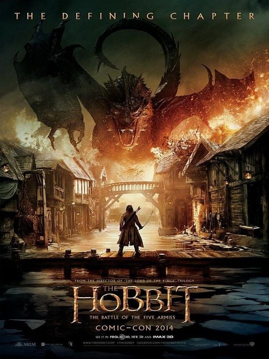El hobbit: La batalla de los cinco ejércitos : Póster