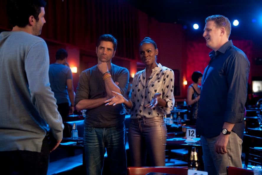 Foto Michael Rapaport, John Stamos, Tika Sumpter