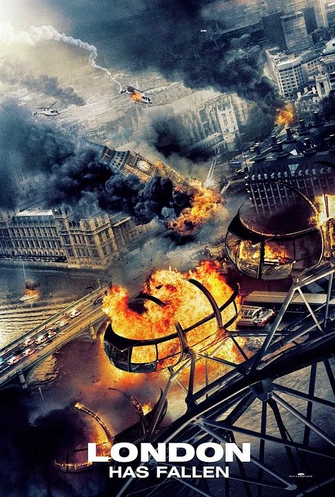 Londres bajo fuego : Póster