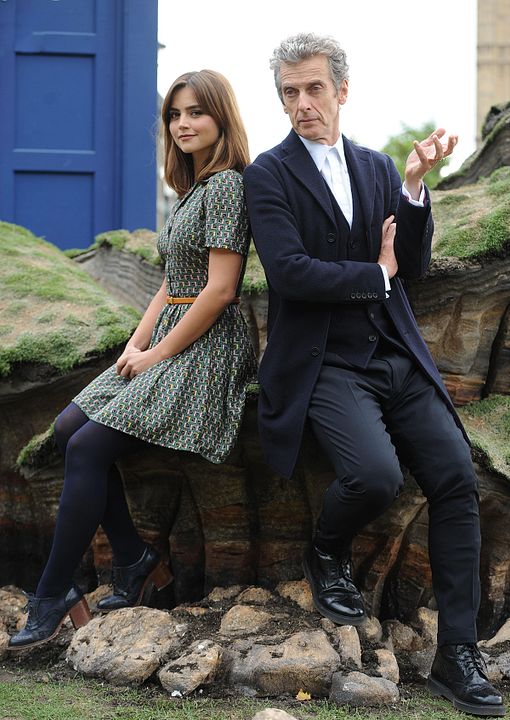 Foto Jenna Coleman, Peter Capaldi