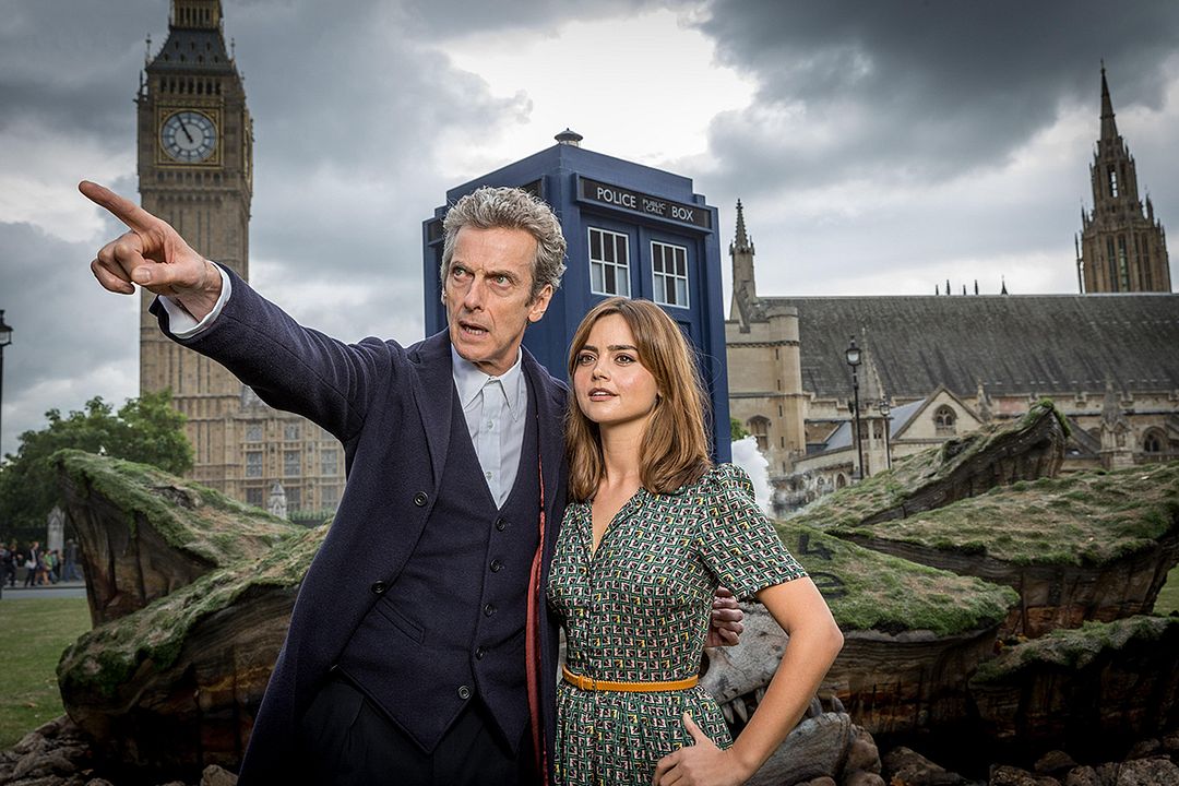 Foto Jenna Coleman, Peter Capaldi