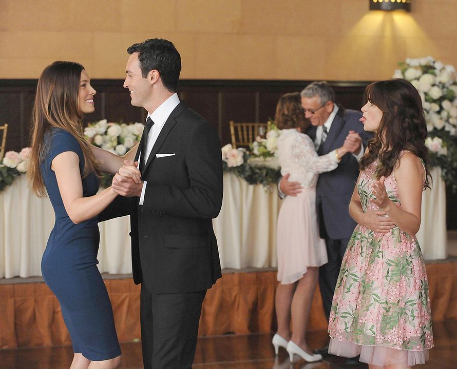 New Girl : Foto Reid Scott, Jessica Biel, Zooey Deschanel