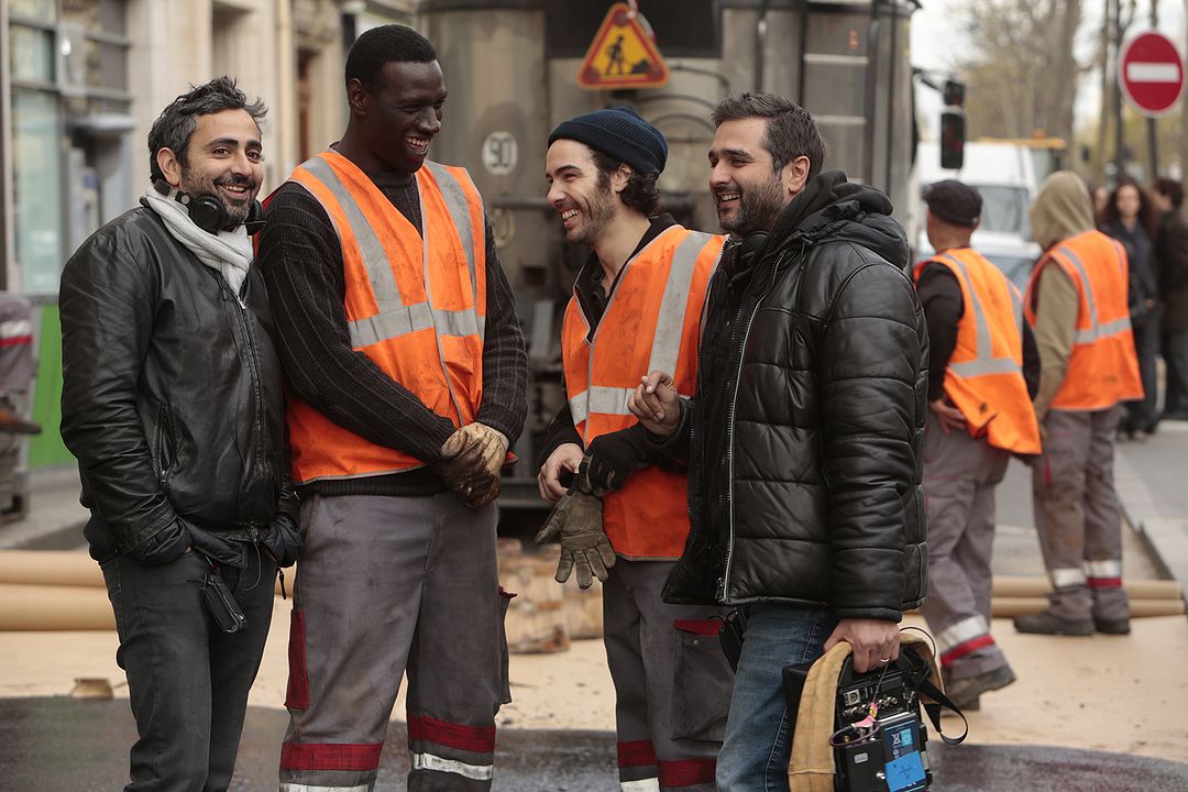 Foto Tahar Rahim, Omar Sy, Olivier Nakache, Eric Toledano