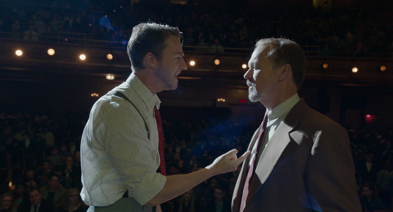 Birdman (o la inesperada virtud de la ignorancia) : Foto Michael Keaton, Edward Norton