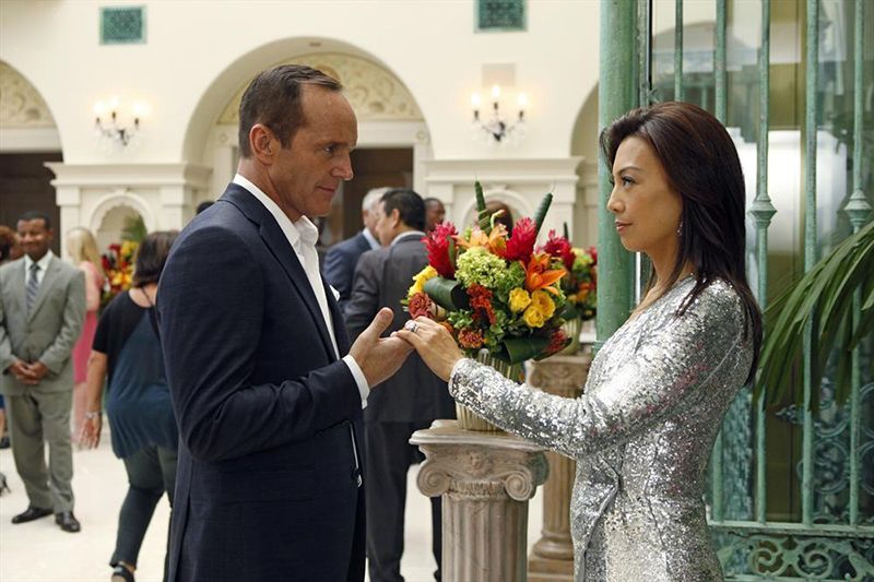 Agentes de S.H.I.E.L.D. : Póster Clark Gregg, Ming-Na Wen