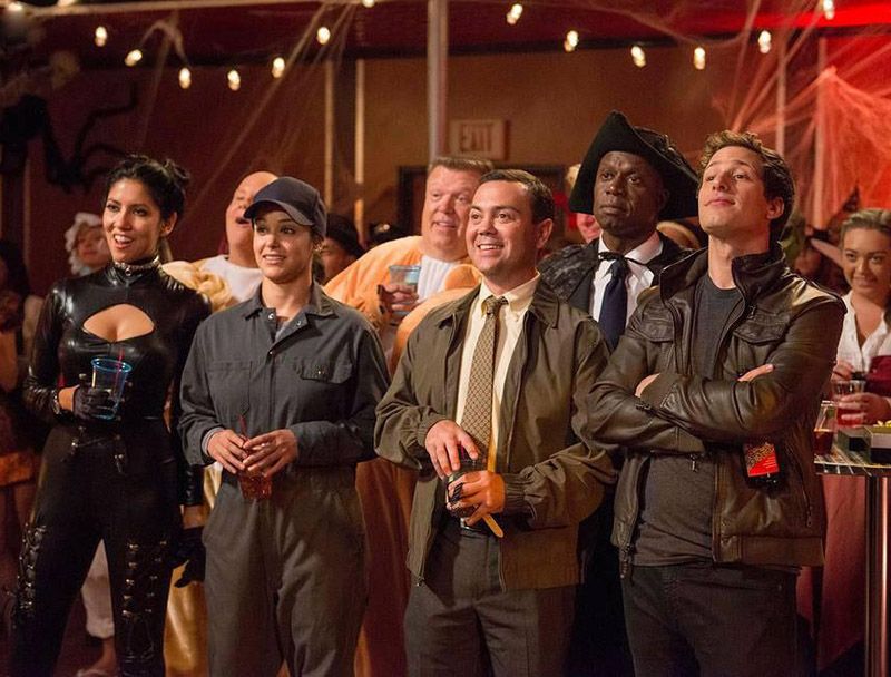 Brooklyn, Precinto 99 : Foto Stephanie Beatriz, Andy Samberg, Andre Braugher