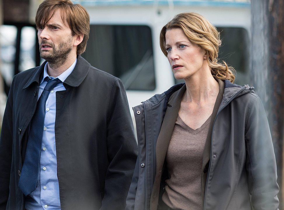 Gracepoint : Foto David Tennant, Anna Gunn