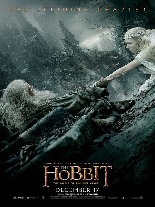 El hobbit: La batalla de los cinco ejércitos : Póster