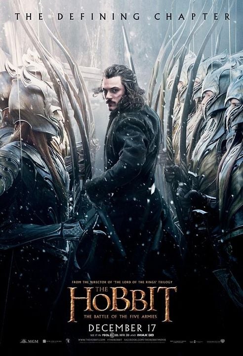 El hobbit: La batalla de los cinco ejércitos : Póster