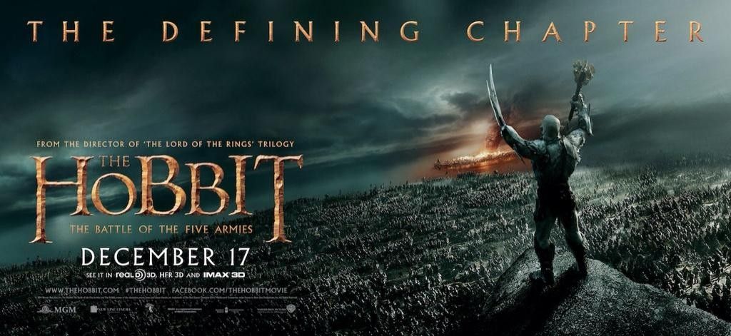 El hobbit: La batalla de los cinco ejércitos : Póster