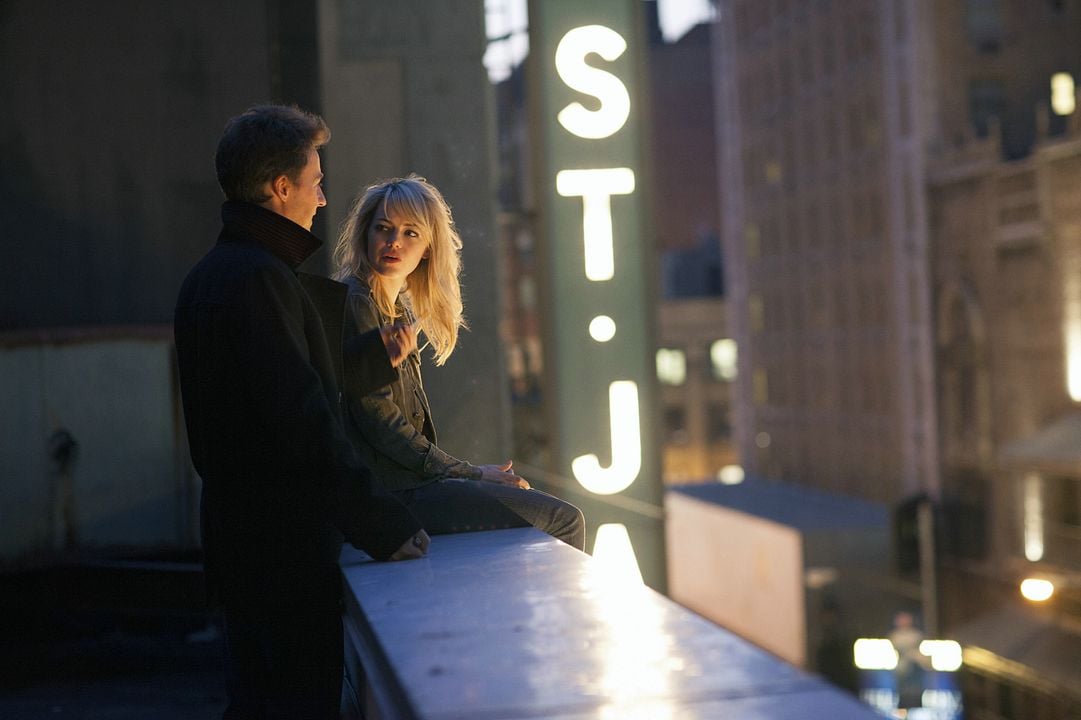 Birdman (o la inesperada virtud de la ignorancia) : Foto Emma Stone, Edward Norton