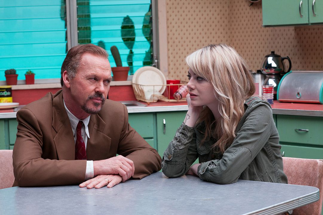 Birdman (o la inesperada virtud de la ignorancia) : Foto Michael Keaton, Emma Stone